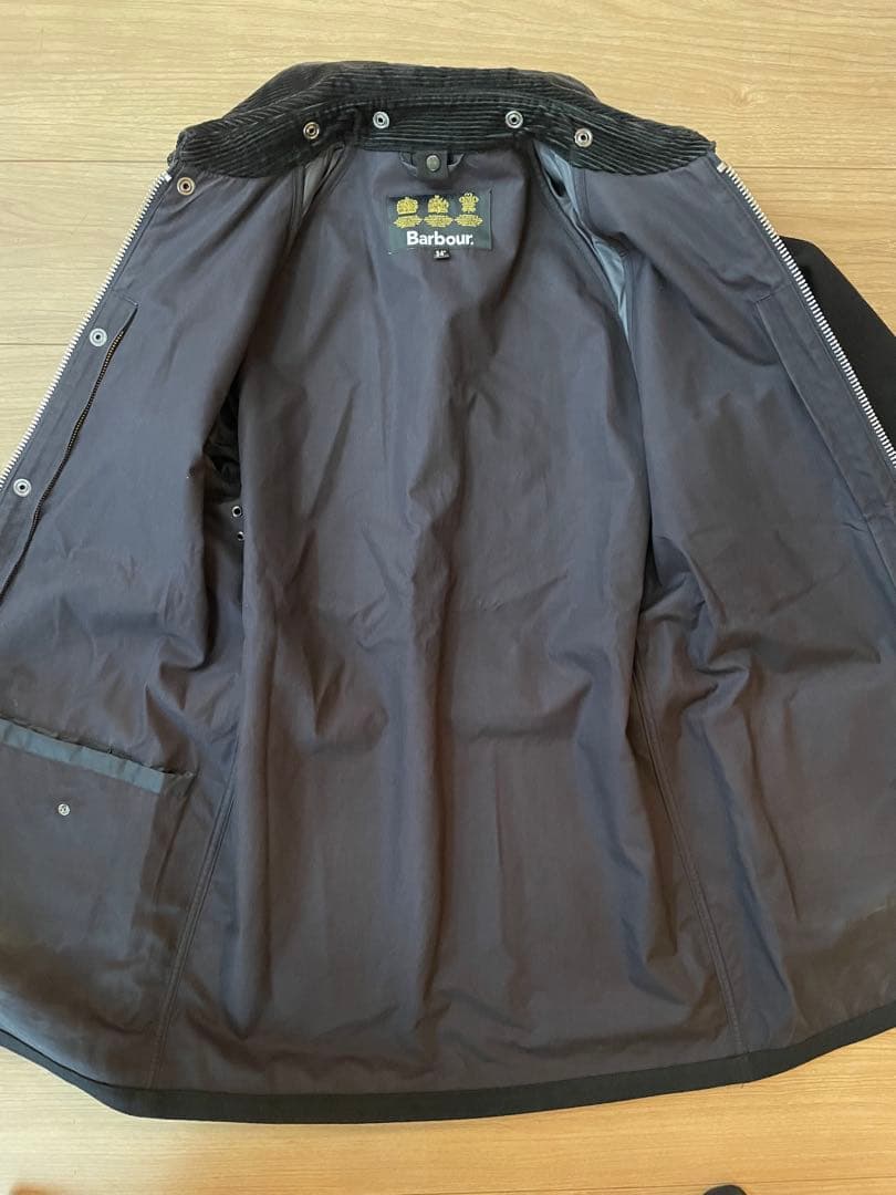 値下げ！ 【良品】Barbour SOLWAY ZIPPER SL ウール 34