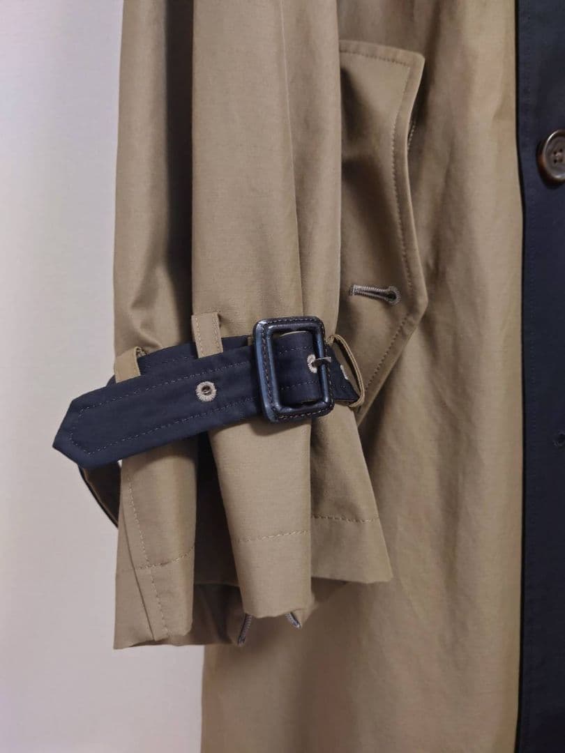 ジャケット・アウター stein OVERSIZED CONTRAST TRENCH COAT