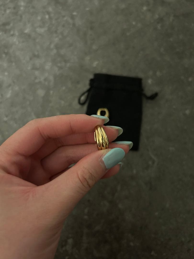 【美品】TomWood Ice Hoop Line ゴールド