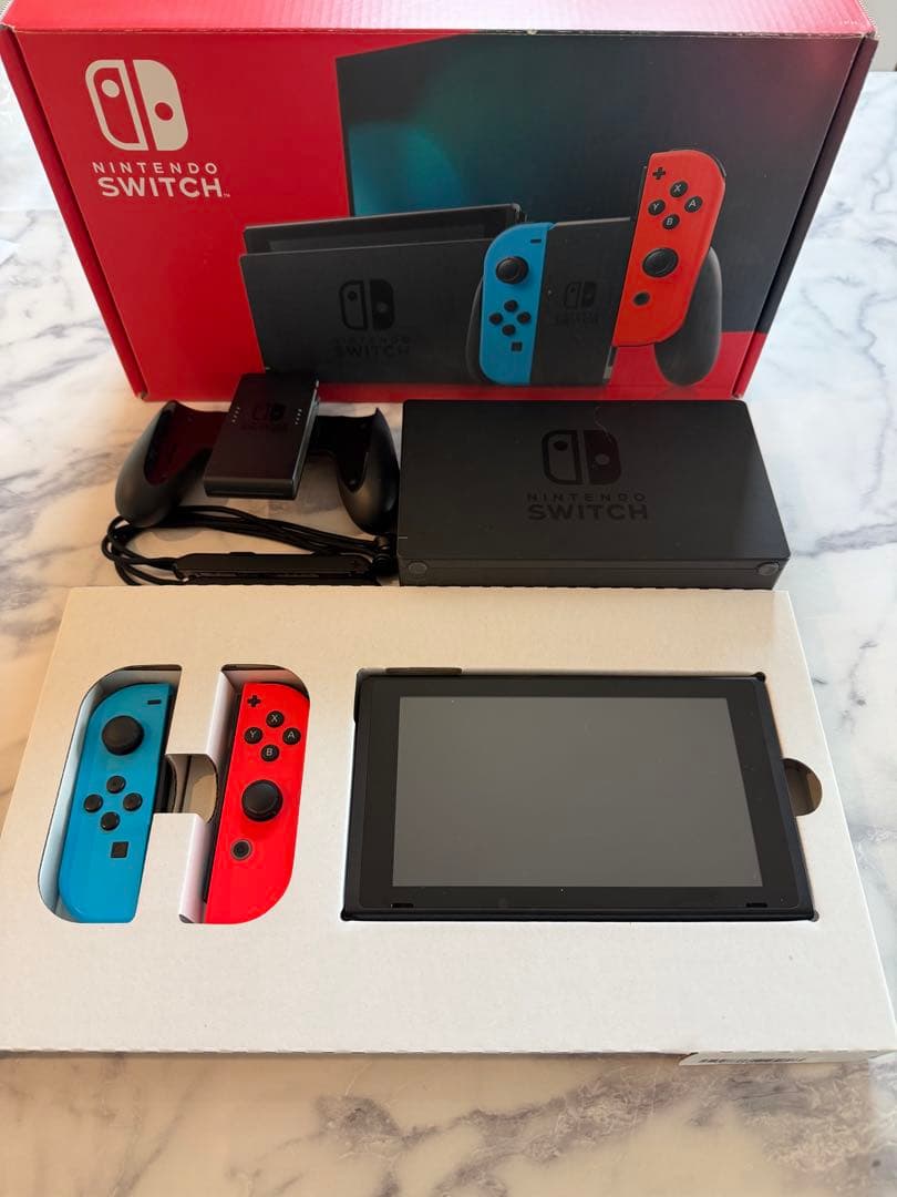 Nintendo Switch 本体 赤/青 Joy-Con プロコン付属