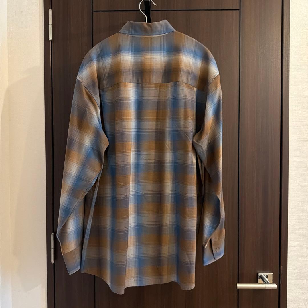 トップス AURALEE SUPER LIGHT WOOL CHECK SHIRTS 4