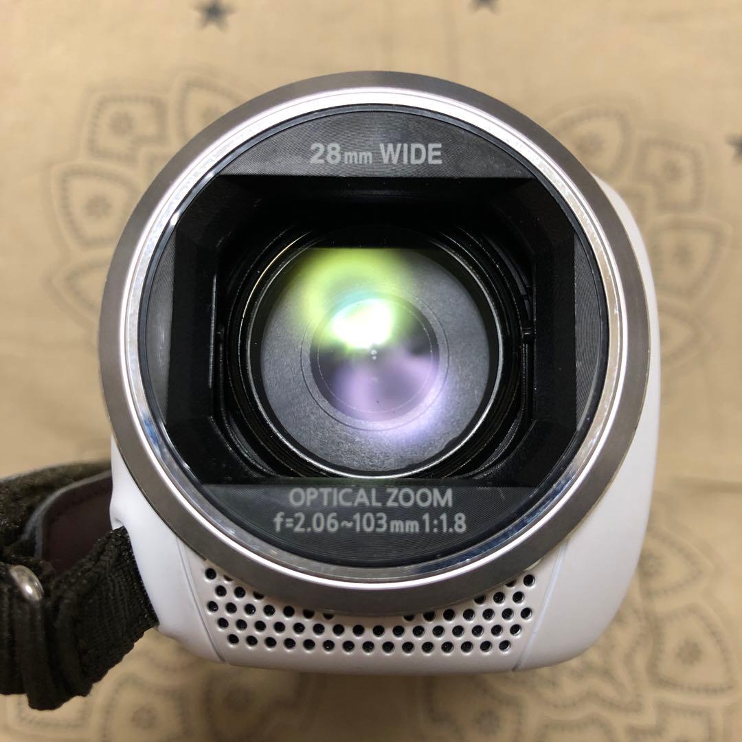 極美品 Panasonic HC-V360M ホワイト ビデオカメラ