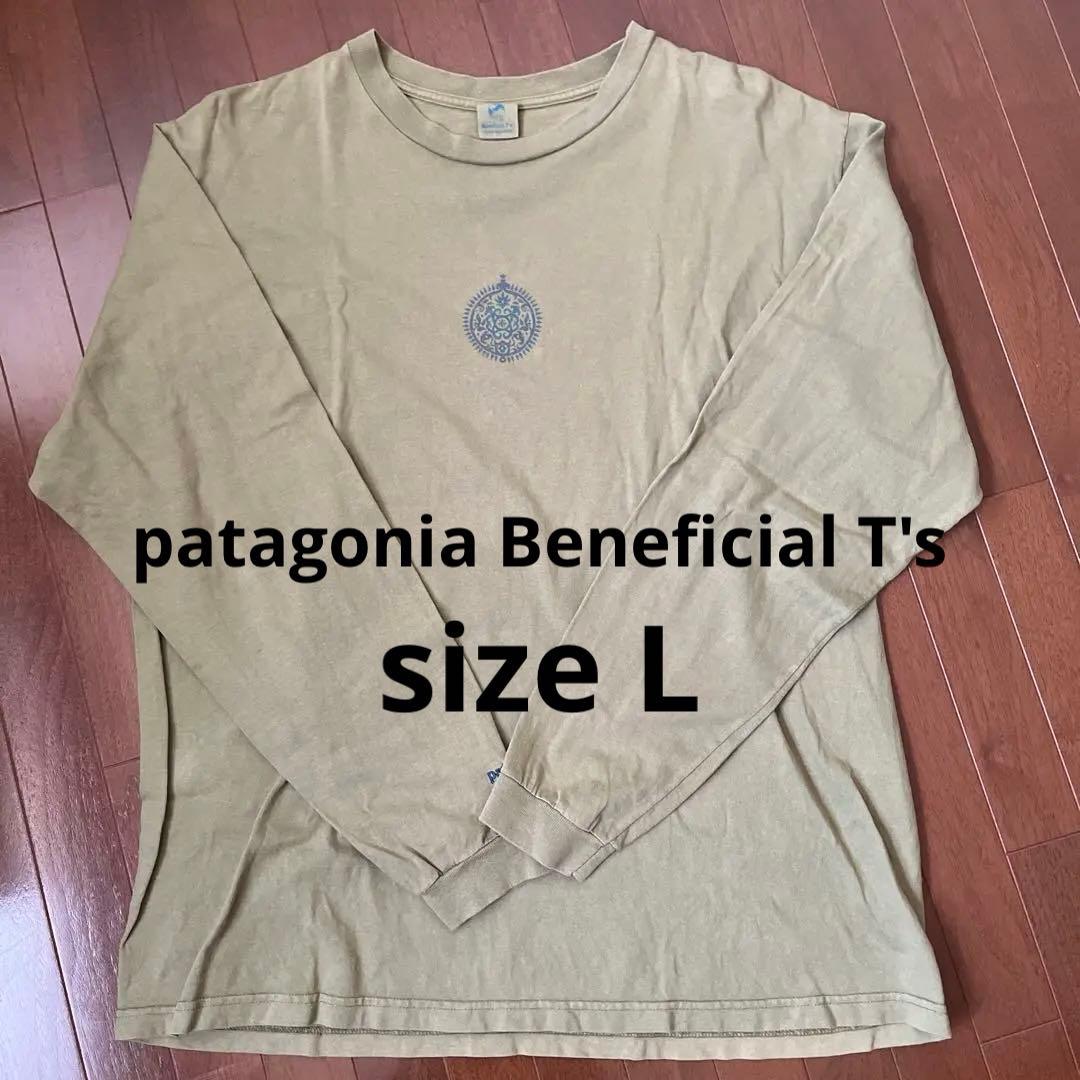 カーキ90s patagonia Beneficial T's sizeL