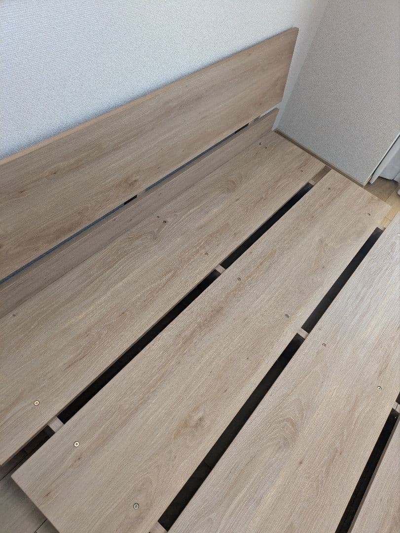 直接取引限定　LOWYA ロウヤ　ダブルベッド　すのこベッド