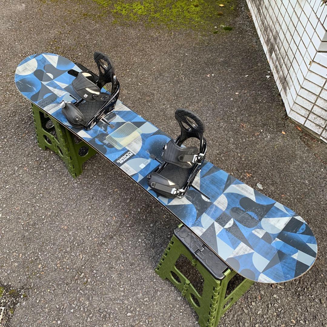 美品 スノーボードセット BURTON CRASH 145cm
