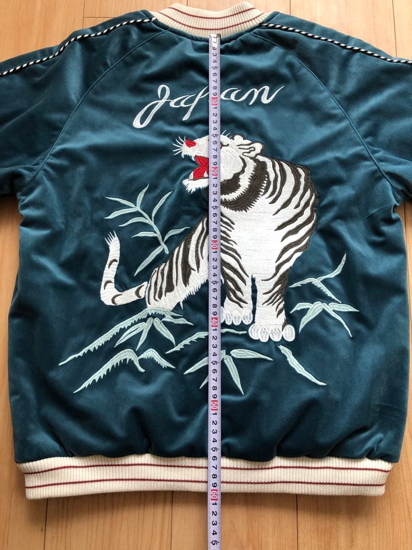 美品！HOUSTON 別珍 スーベニアジャケット(TIGER)／虎 スカジャン