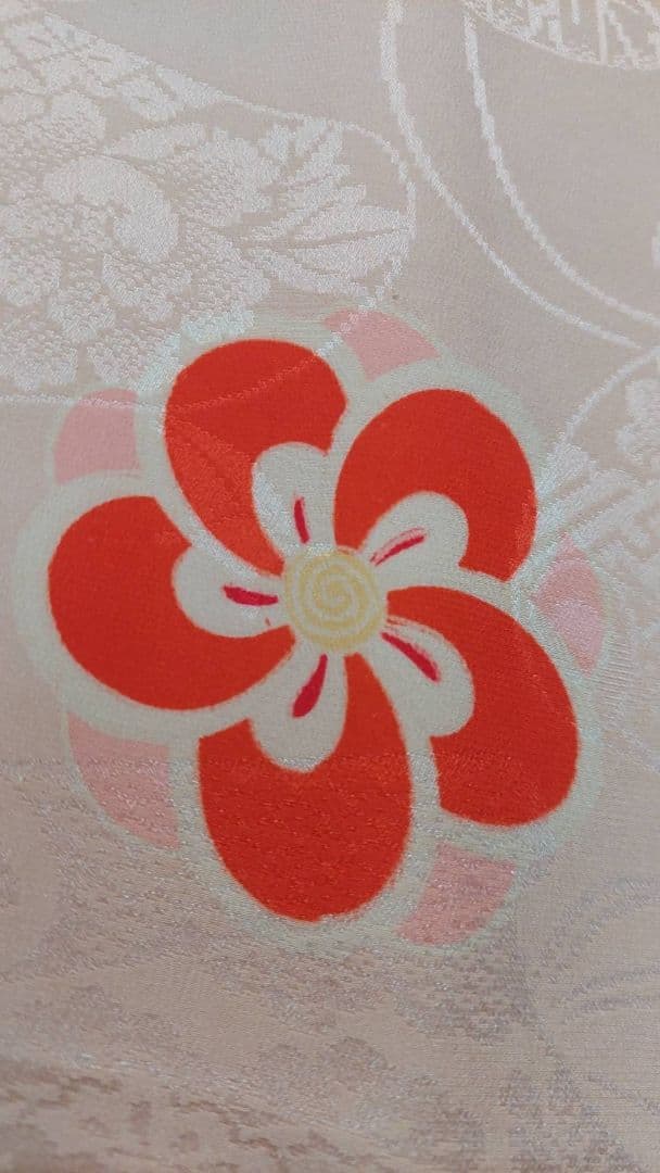 NA73アンティーク長襦袢正絹着丈122センチ裄丈62センチ