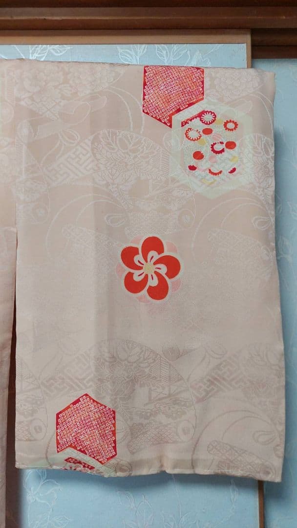 NA73アンティーク長襦袢正絹着丈122センチ裄丈62センチ