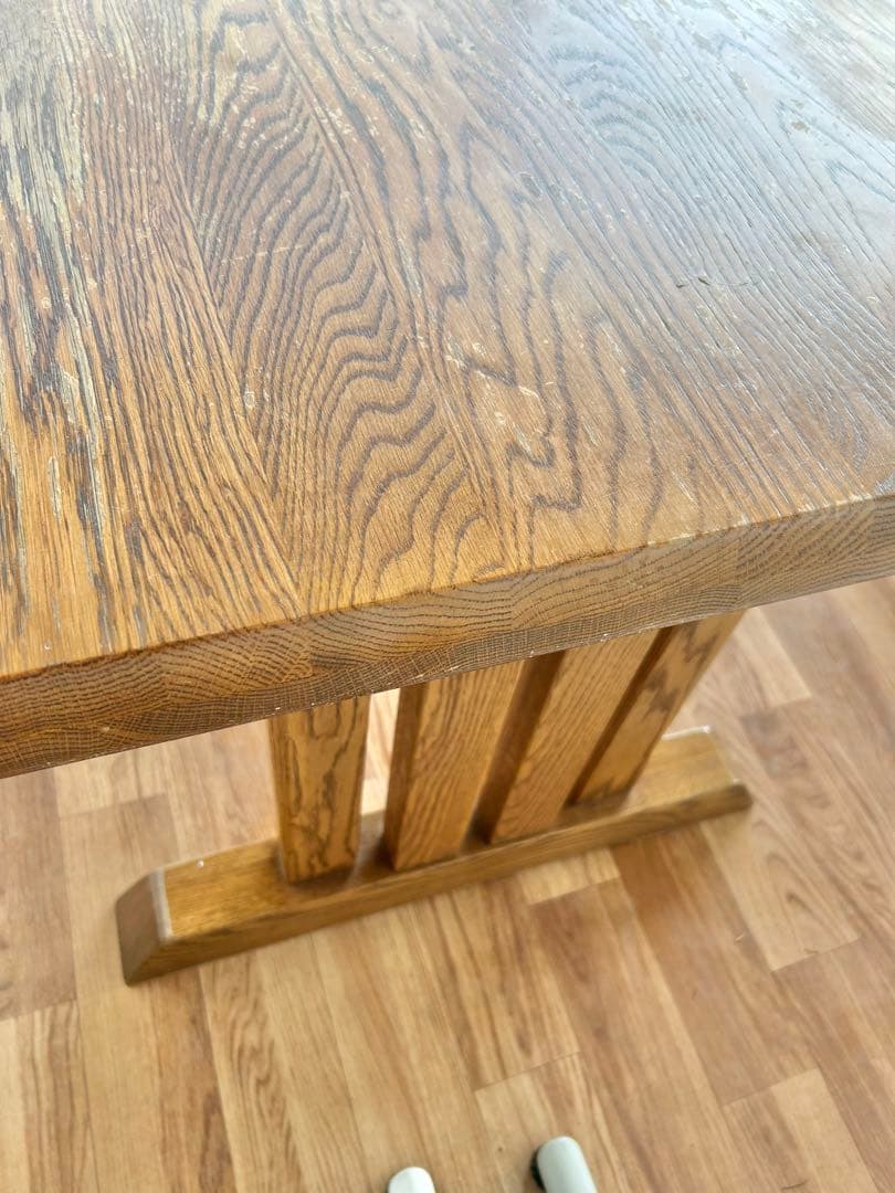 638 浜本工芸　ダイニングテーブル　天然木　6人 ナチュラル カントリー　a