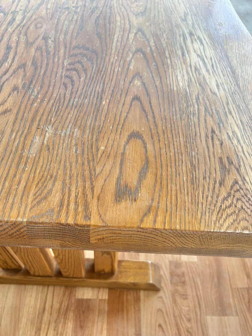 638 浜本工芸　ダイニングテーブル　天然木　6人 ナチュラル カントリー　a