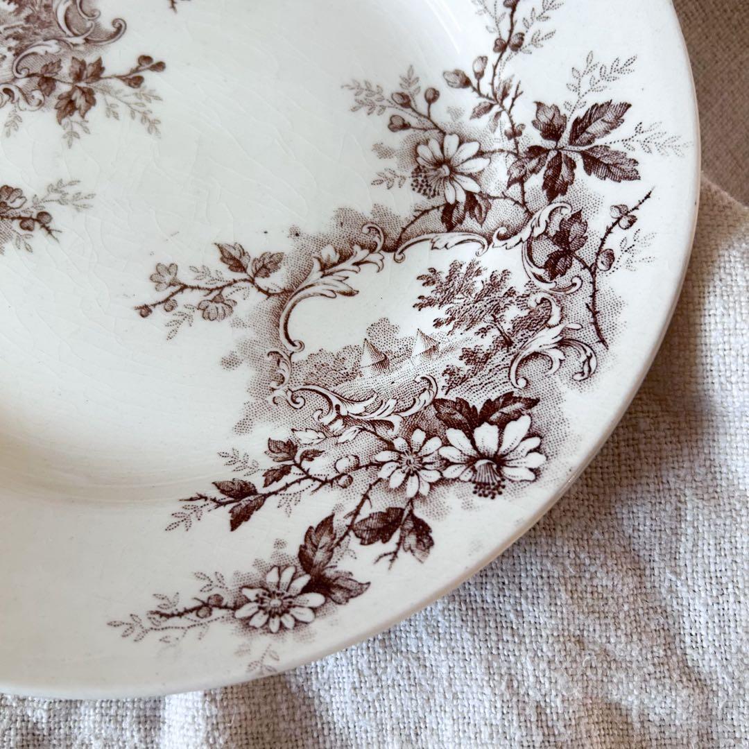 ショワジールロワ ポンパドール フランス　アンティーク 皿 食器 プレート