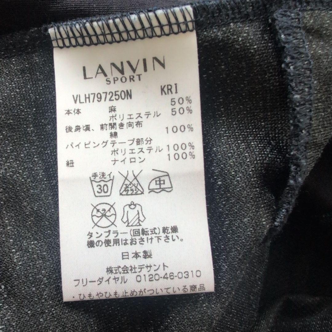 ♥■希少【LANVINSPORT】ゴルフレディースワンピース　麻混