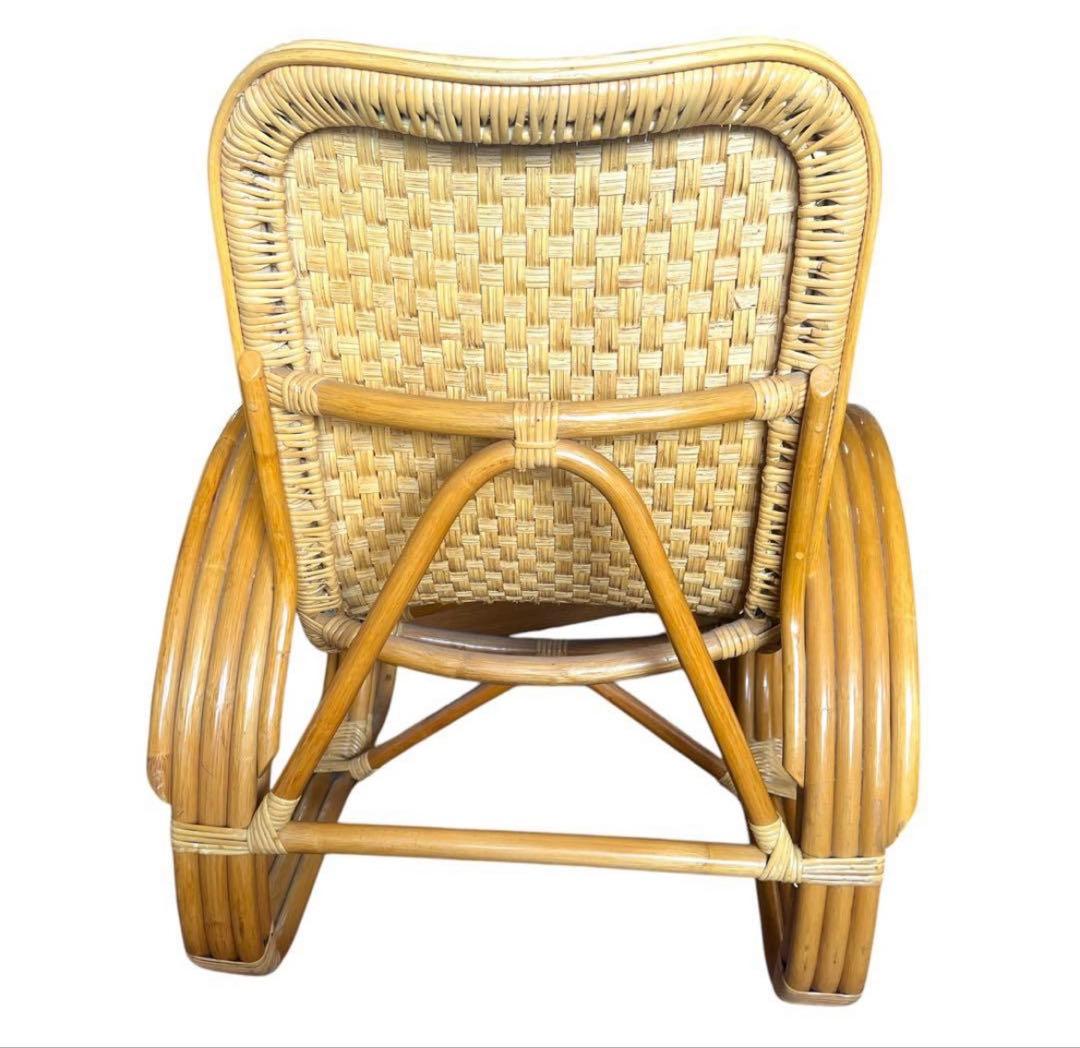 ラタン製　座椅子 藤