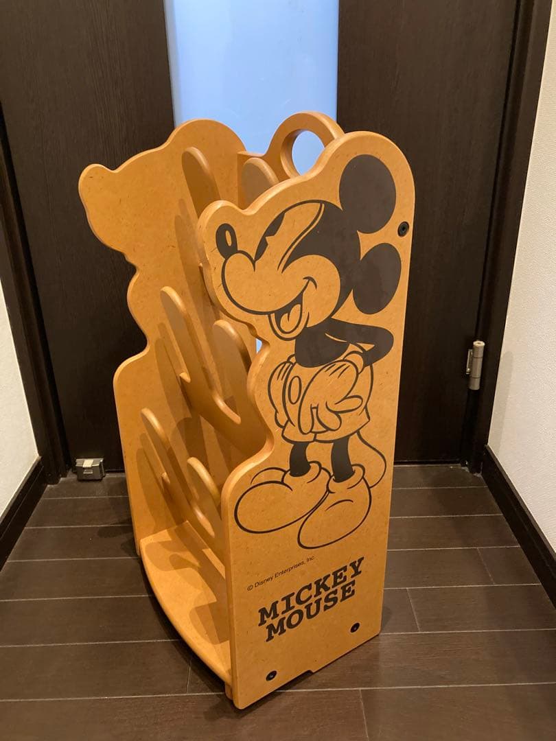 ディズニー　ミッキーマウス　スリッパラック レトロ