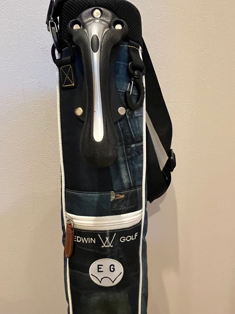 EDWIN GOLF エドウィン ゴルフ デニム柄 セルフ スタンドバッグ