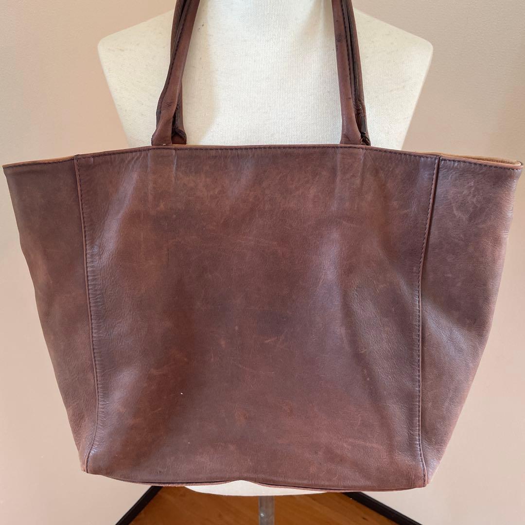 nano universe レザー トートバッグ イタリア製