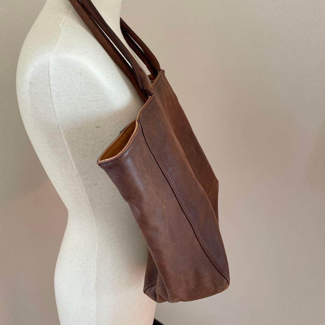 nano universe レザー トートバッグ イタリア製