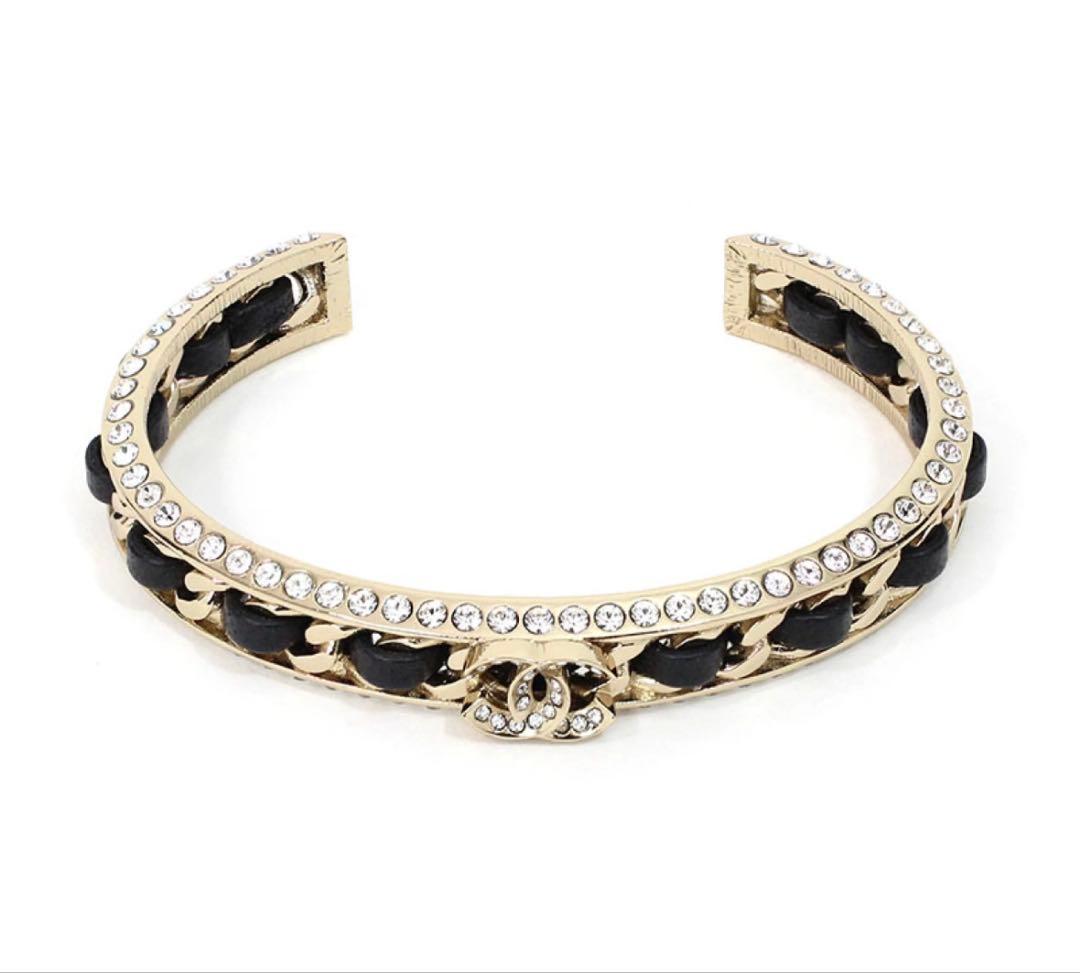 シャネルバングル　2023 ココマーク　ラインストーン