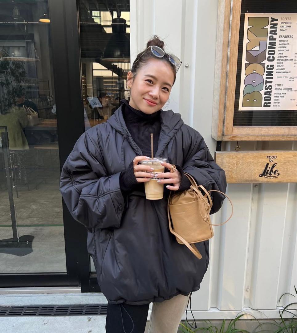 thehighlights ザハイライツover アノラックパーカー　ブラック