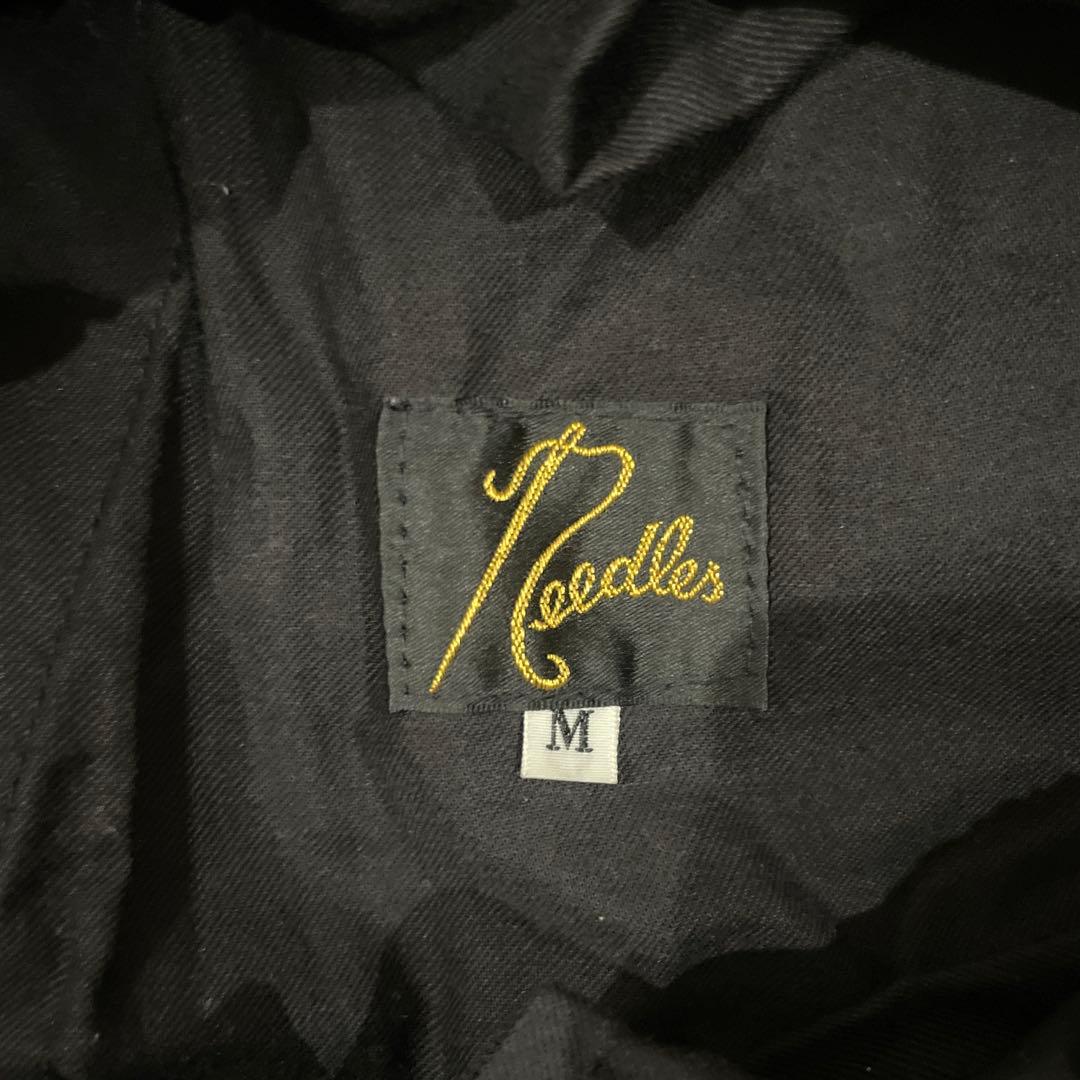 Needles カウボーイ フレアパンツ メンズMサイズ 蝶刺繍 カラーグリーン