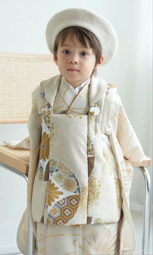 七五三　3歳　男の子　ひよこ商店 被布セット