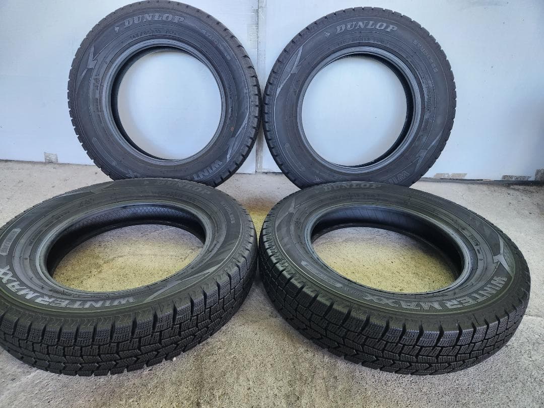 送料込☆2023年製ダンロップ タイヤ145/80R13日本製☆4本