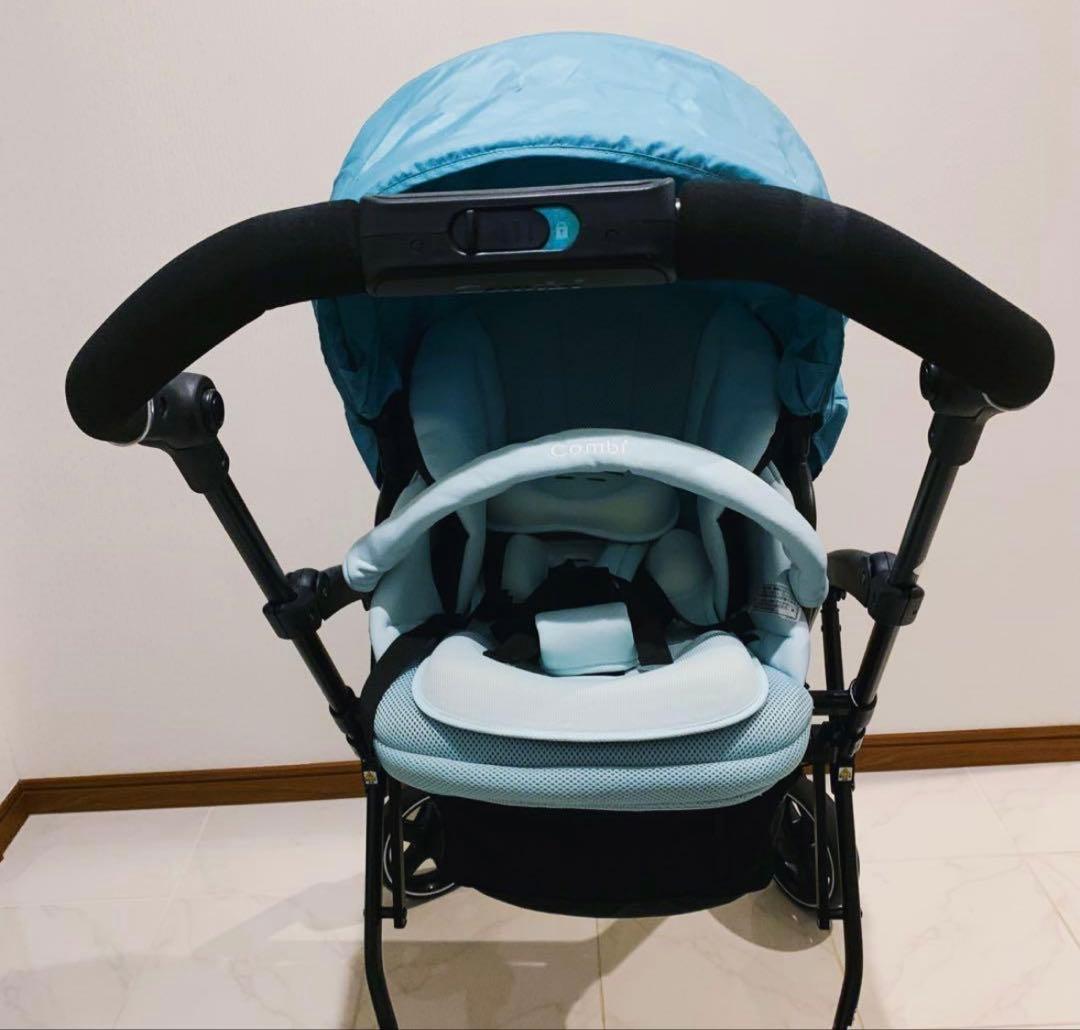 【美品】コンビ ATTO タイプL! 片手でラクラク！ミントグリーン