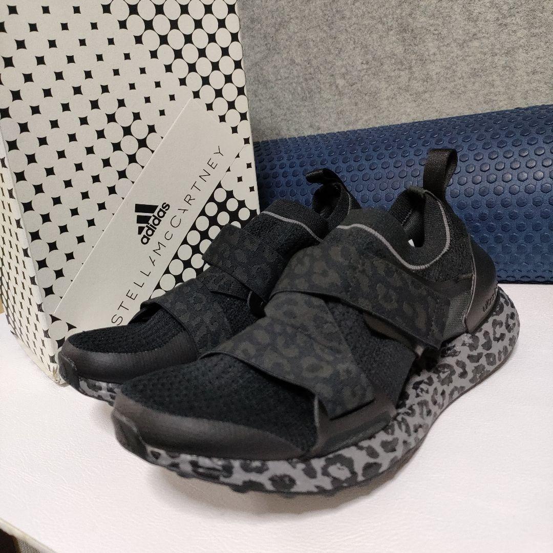 23.5cm希少　黒豹柄アディダスステラマッカートニーウルトラブースト