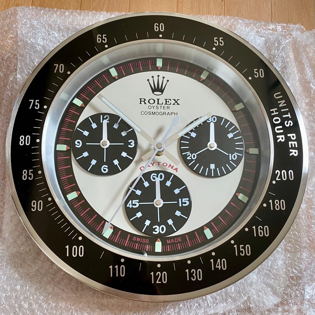 新品未使用　デイトナ　コスモグラフ　掛け時計　非売品　ポール！