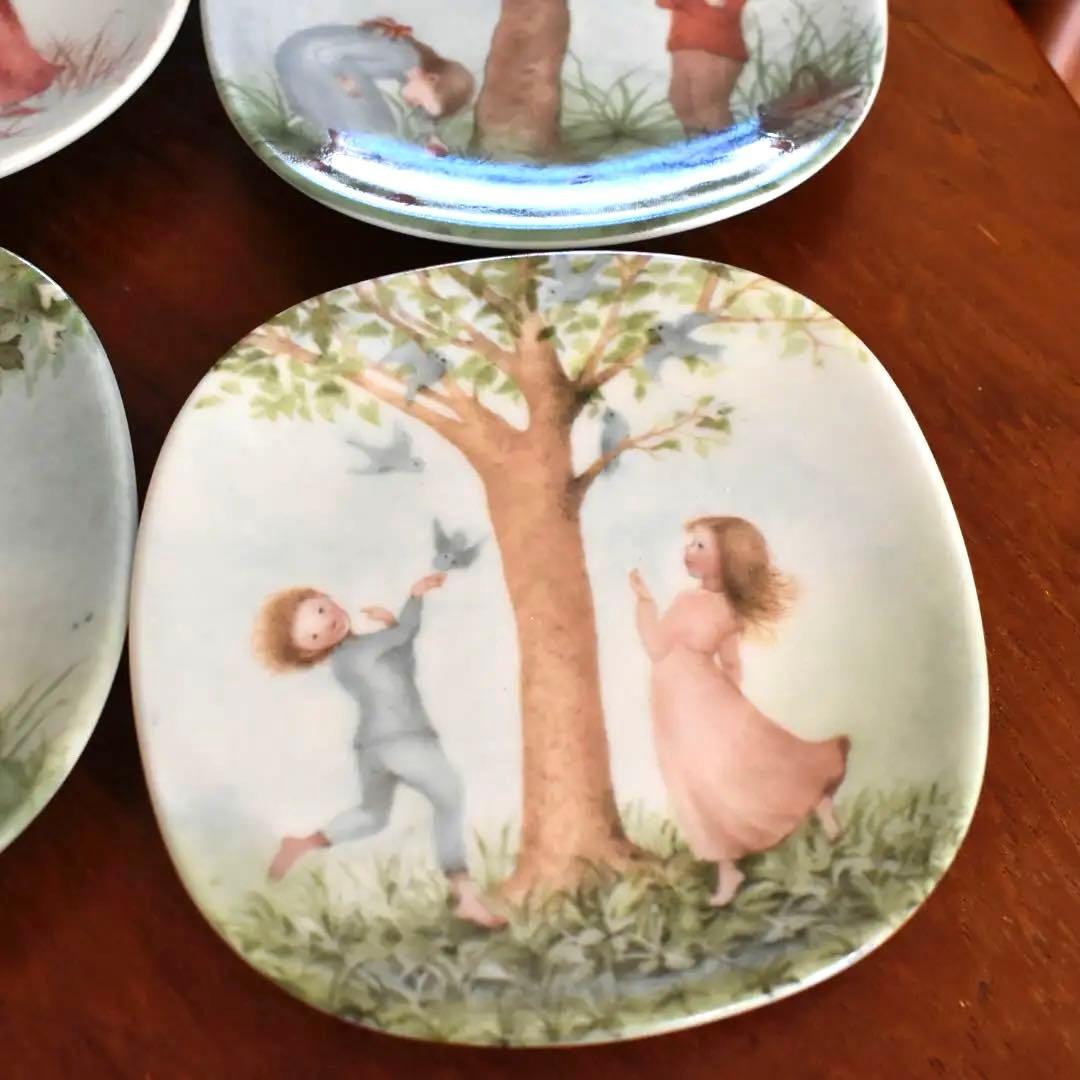 J4: ARABIA ウォールプレート 春夏秋冬 ４枚セット