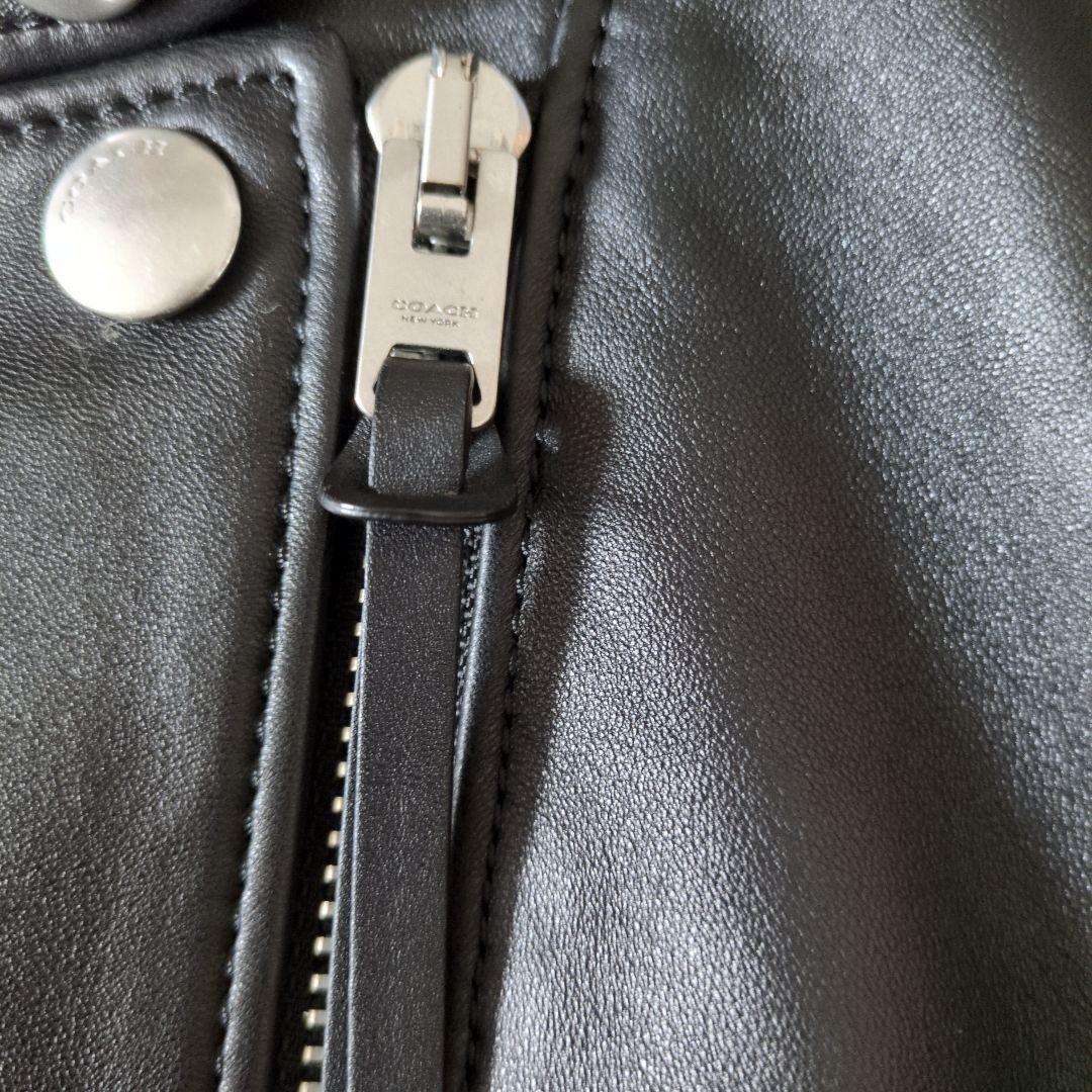 COACH シングルライダースジャケット