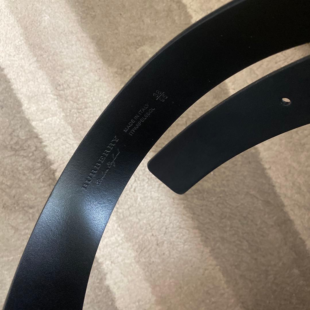 Burberry ベルト ベージュ ブラック 85cm