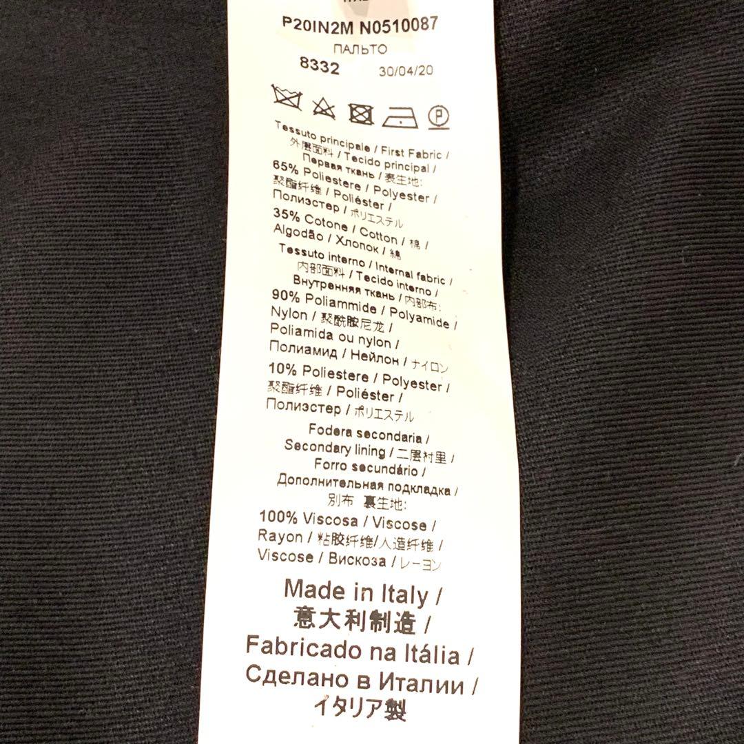 ☆美品☆N°21 ビッグロゴ トレンチコート ウィメンズ 40 BLK