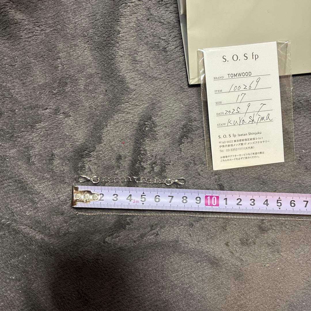 トムウッド　ネックレス　アクセサリー　シルバー　チョーカー　0801