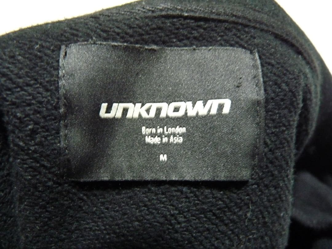 、　unknown　アンノウン　パーカー　セットアップ　ブラック　上下M