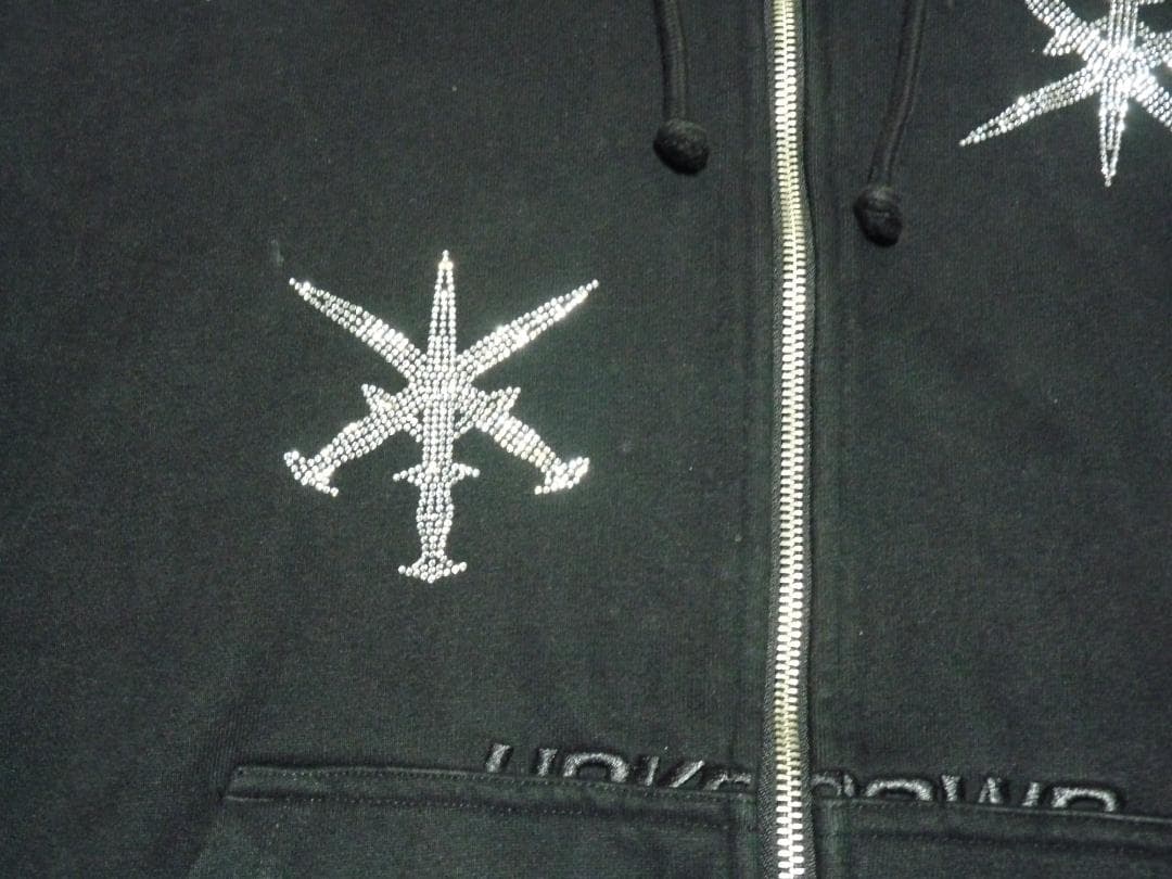 、　unknown　アンノウン　パーカー　セットアップ　ブラック　上下M