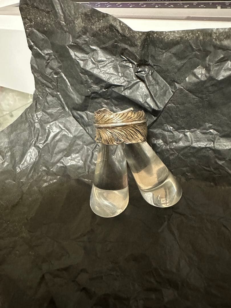 フェザーリング　シルバー925&K18