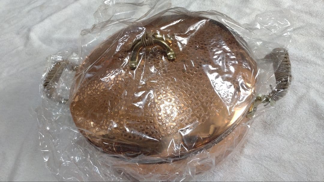 手打純銅鍋　きたくに　24cm　両手鍋　銅鍋　新品　未使用品