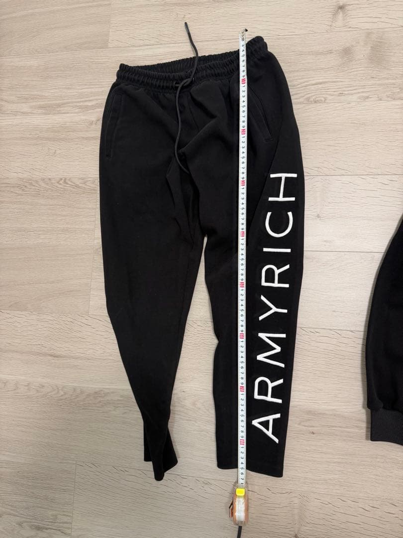 011 様ARMY RICH ブラック パーカー ジョガーパンツ セットアップ