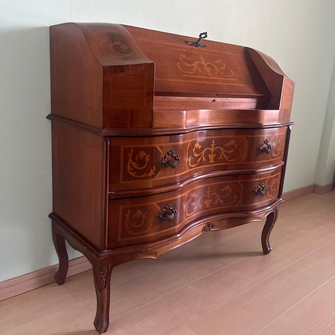 ベル❣️値下げ交渉可アンティークイタリア家具タロッコ 社ライティングビューロ