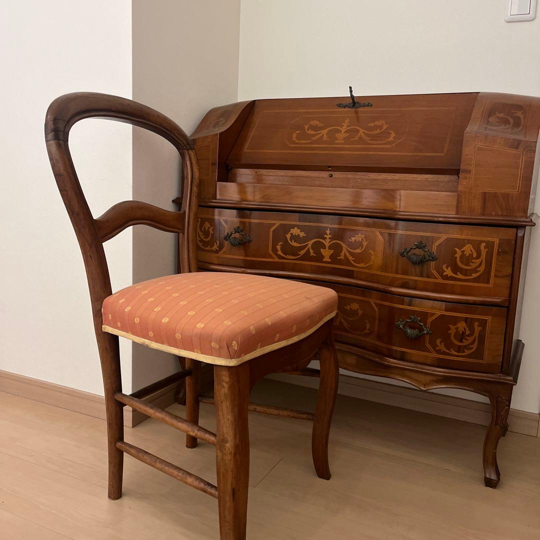 ベル❣️値下げ交渉可アンティークイタリア家具タロッコ 社ライティングビューロ