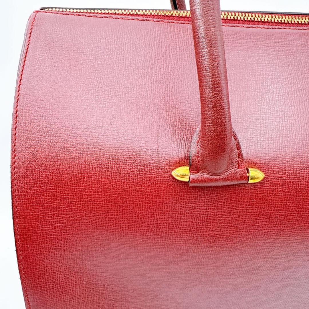 Cartier カルティエ マストライン ボストンバッグ レザー ボルドー