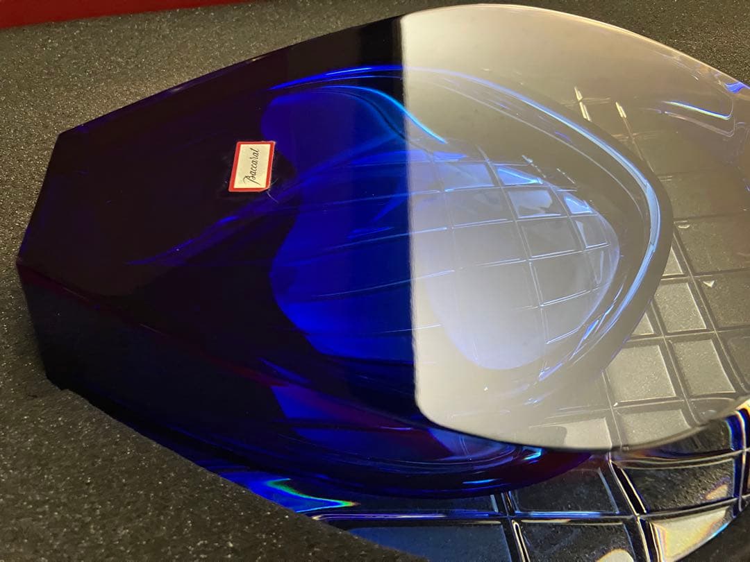 Baccarat 青色クリスタル neptune ビンテージ