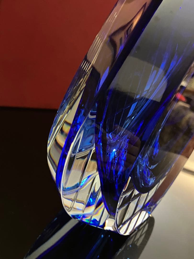 Baccarat 青色クリスタル neptune ビンテージ