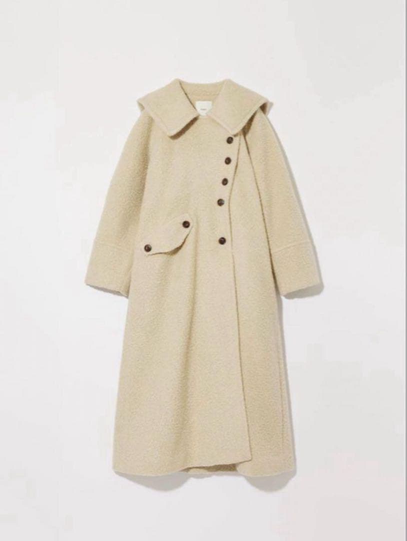 【ぱぴ】美品　eaphi WESTERN LONG COAT beige
