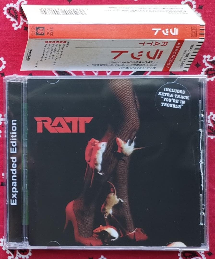y*p様 ラット RATT デビュー盤 40周年記念盤 おまけ付き