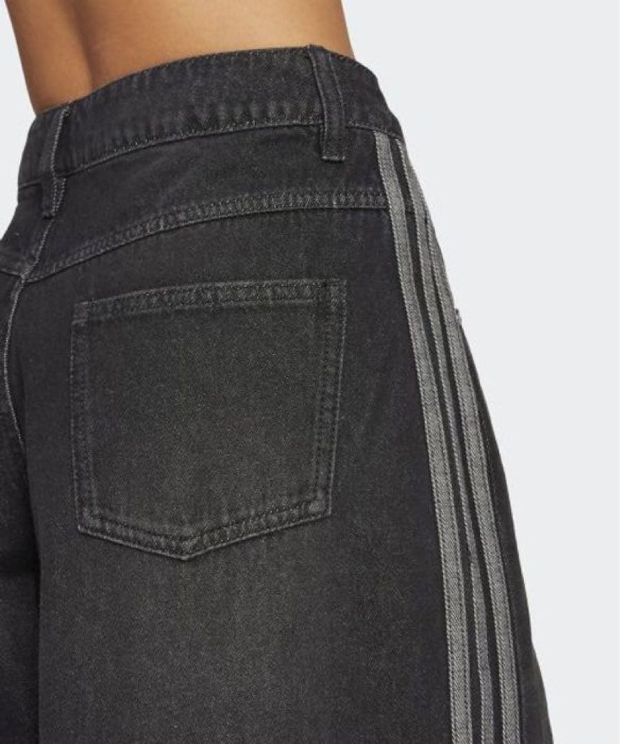 新品24】当日発送⭐️アディカラー デニム ADILENIUM パンツ　ブラック