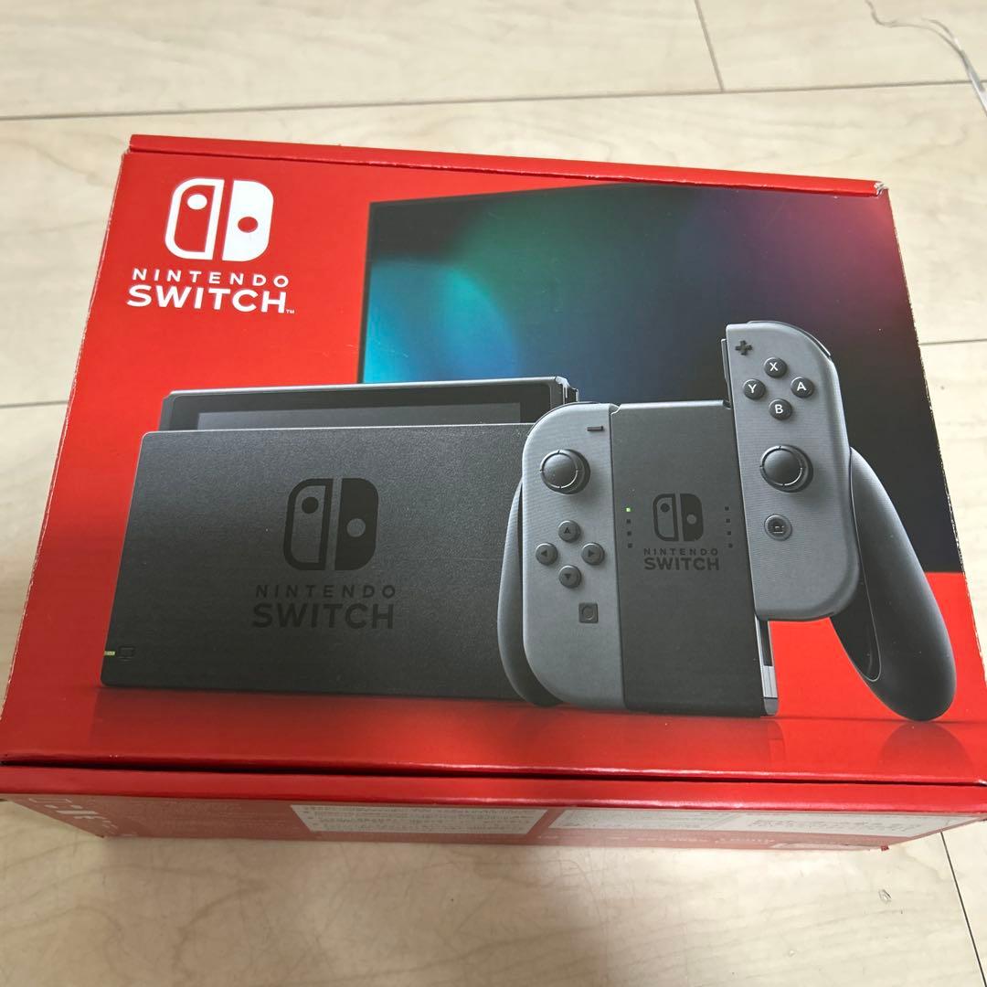 美品、極上品！Nintendo Switch 本体 グレー Joy-Con付き