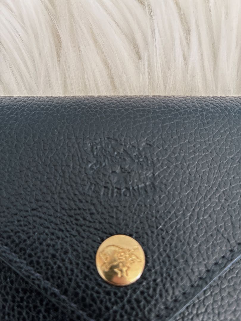 未使用級 IL BISONTE ミディアムウォレット 本革 財布 レザー