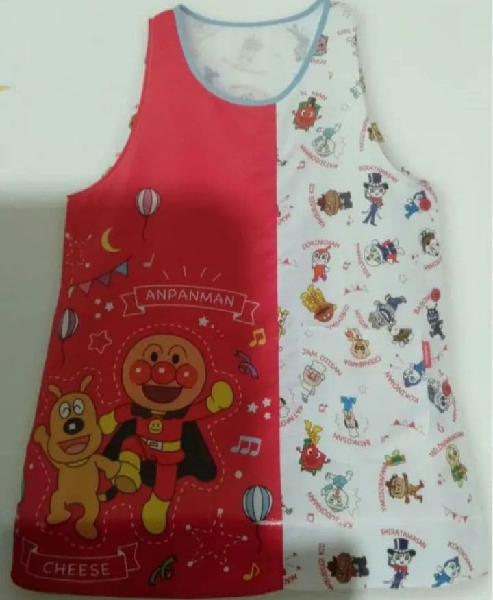 アンパンマン　エプロン　みんなあつまれ